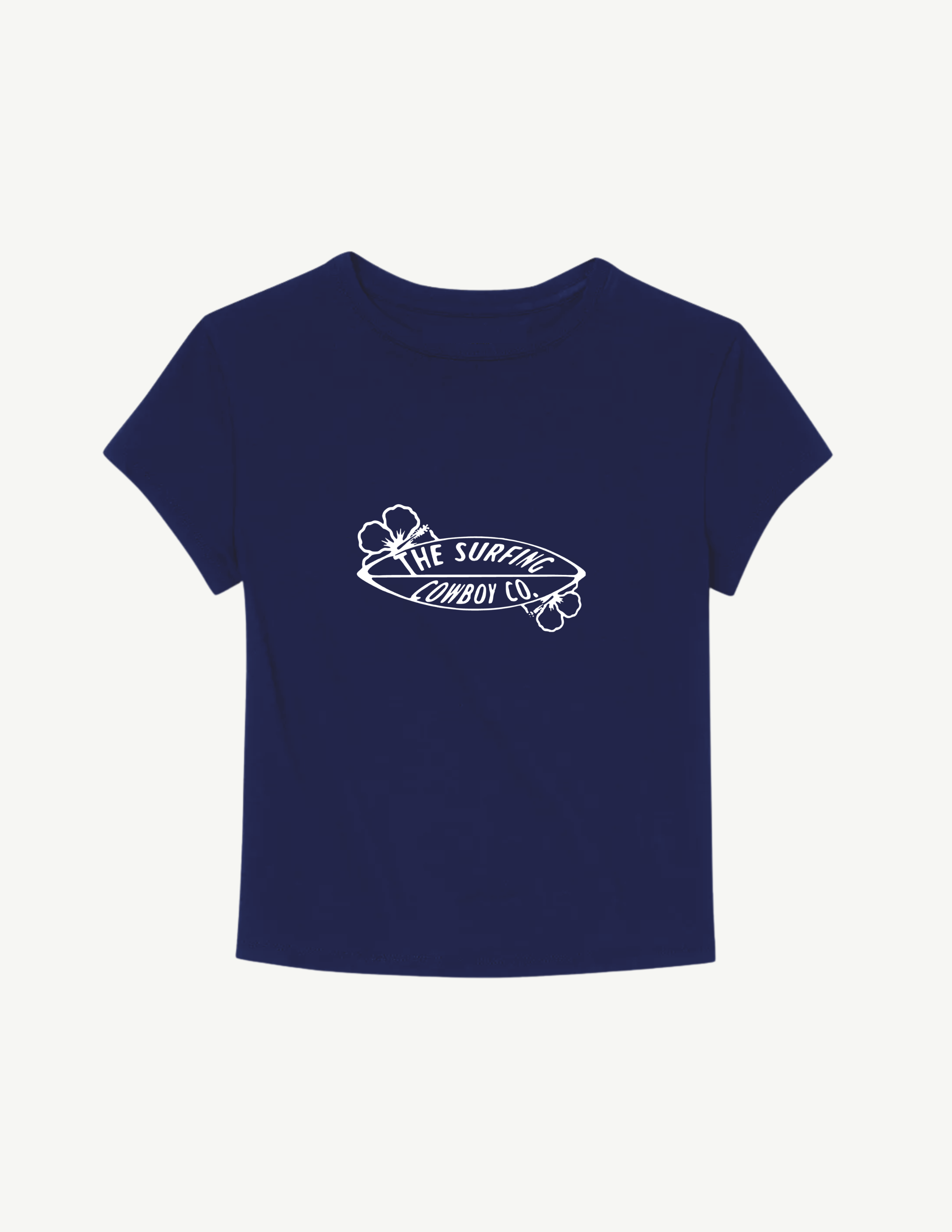 Floral Baby Crop Tee